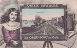 Viele Grüsse aus Oberndorf a.d. Oste, Deichstrasse,gel. 1935