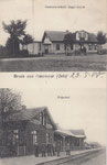 Gruss aus Hemmoor (Oste), Gastwirtschaft Hugo Stock, Bahnhof, gel. 1908