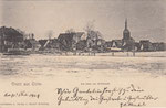 Gruss aus Osten,Die Oste zur Winterzeit,gel. 1904