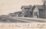 Gruss vom Bahnhof Hechthausen, gel. 1906